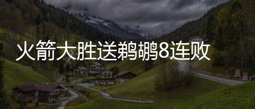 火箭大胜送鹈鹕8连败 灰熊轰155分送猛龙8连败